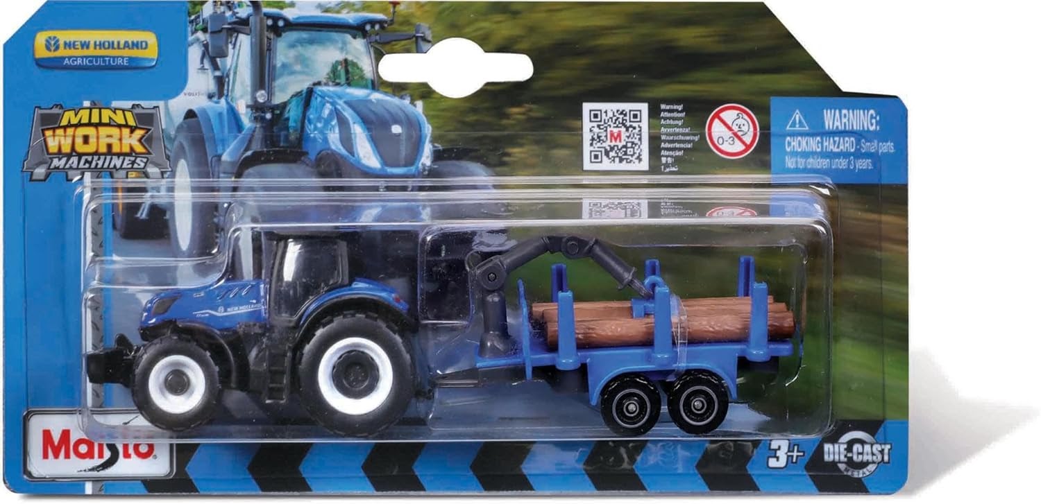Mini Work Machines - Tractor with Trailer, Assorted
