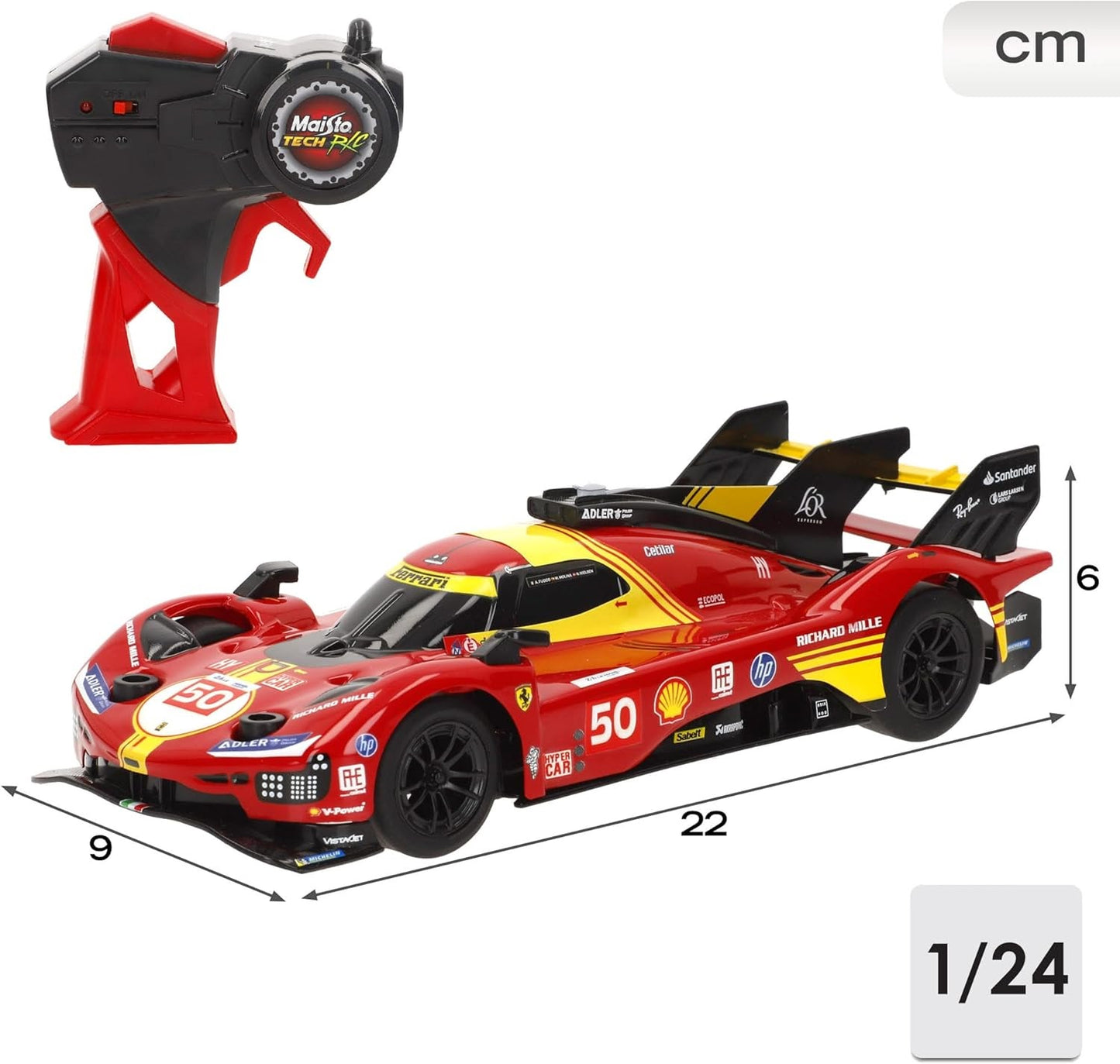 1:24 Endurance Racer RC - Ferrari 499P (24H LE MANS CHAMPION 2024)