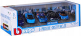 1:64 Bburago 5-Pk.