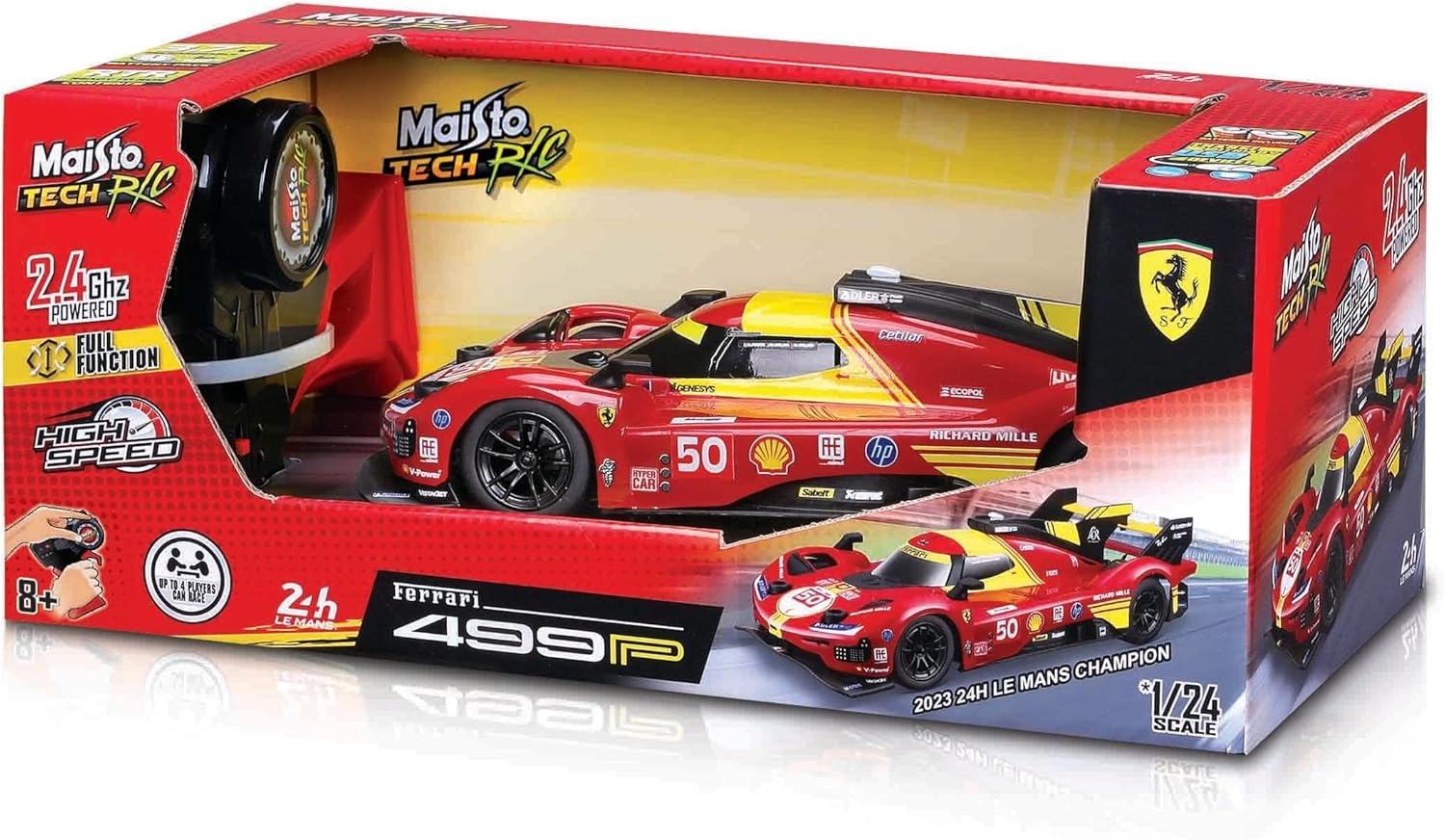 1:24 Endurance Racer RC - Ferrari 499P (24H LE MANS CHAMPION 2024)