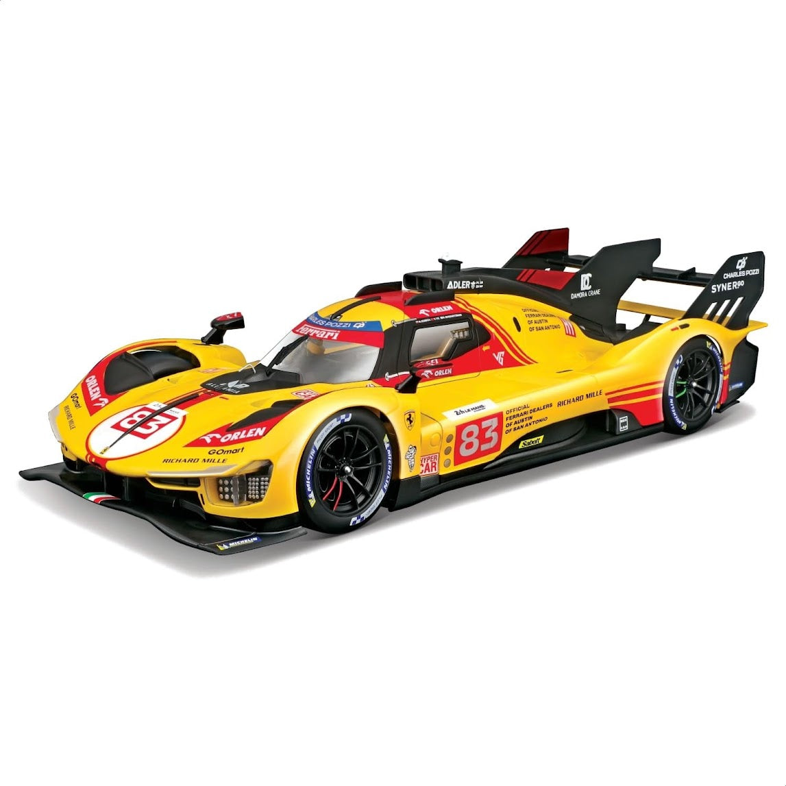 1:18 Ferrari Racing - 499P (24h LE MANS Hypercar 2024) (AF CORSE TEAM)