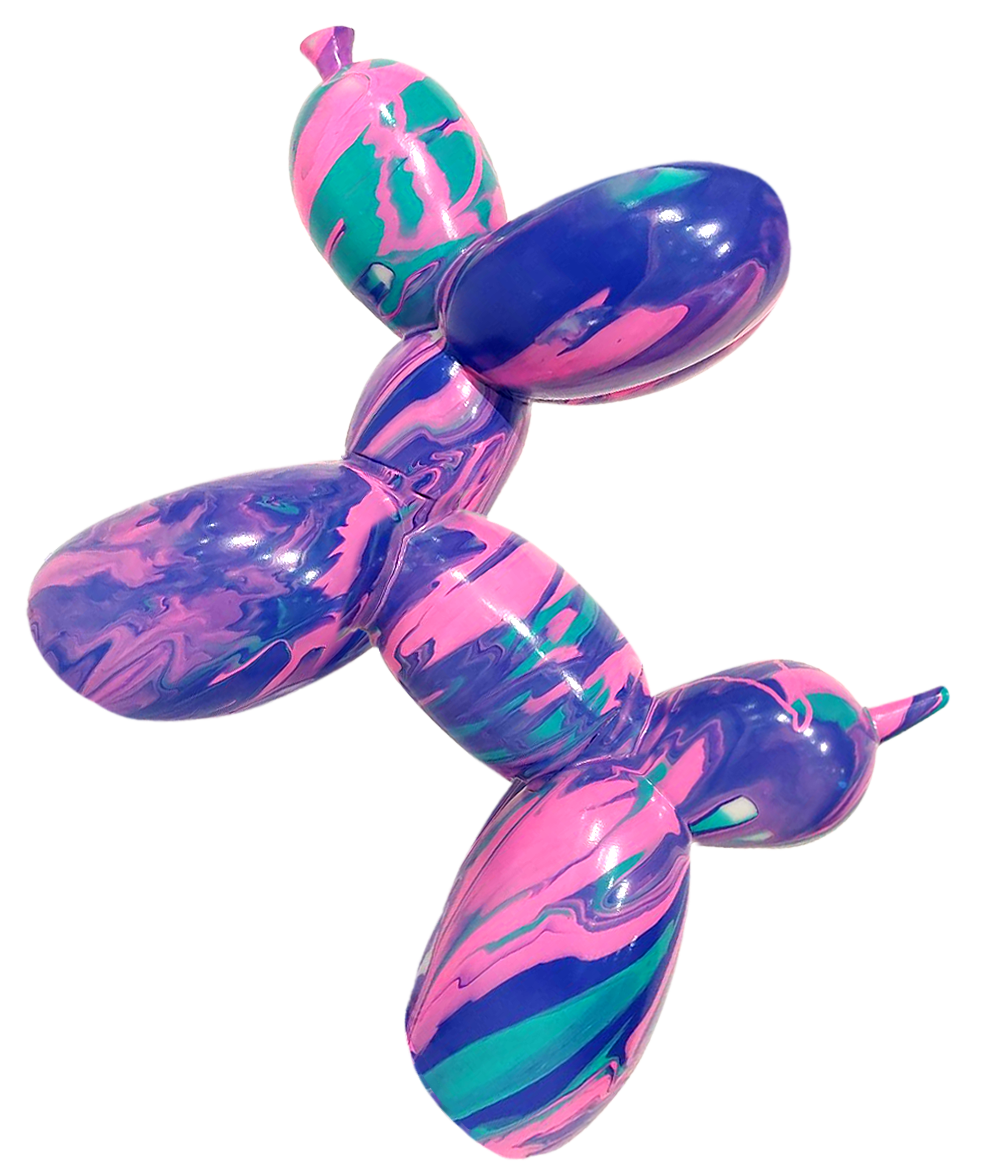 Pour Palz Mini Balloon Dog w/ Keyring (4 Asst.)