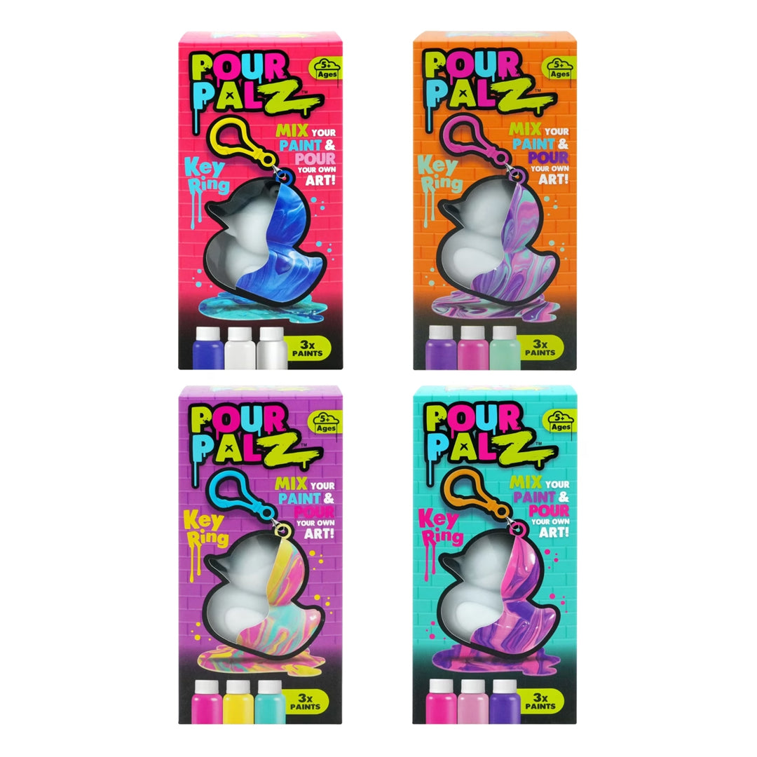 Pour Palz Duck Keyrings