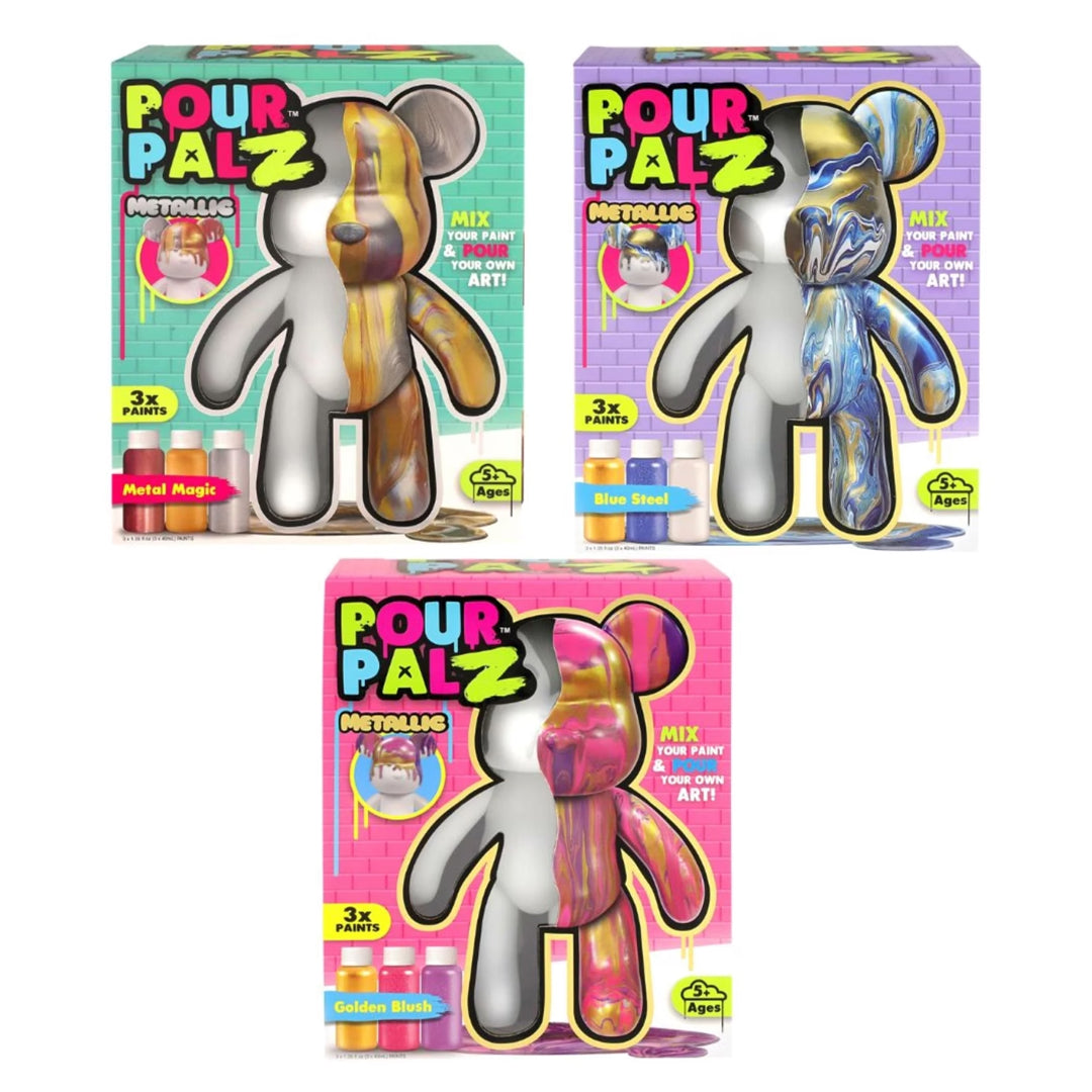 Pour Palz W3 Metallic Asst. - 40 ml