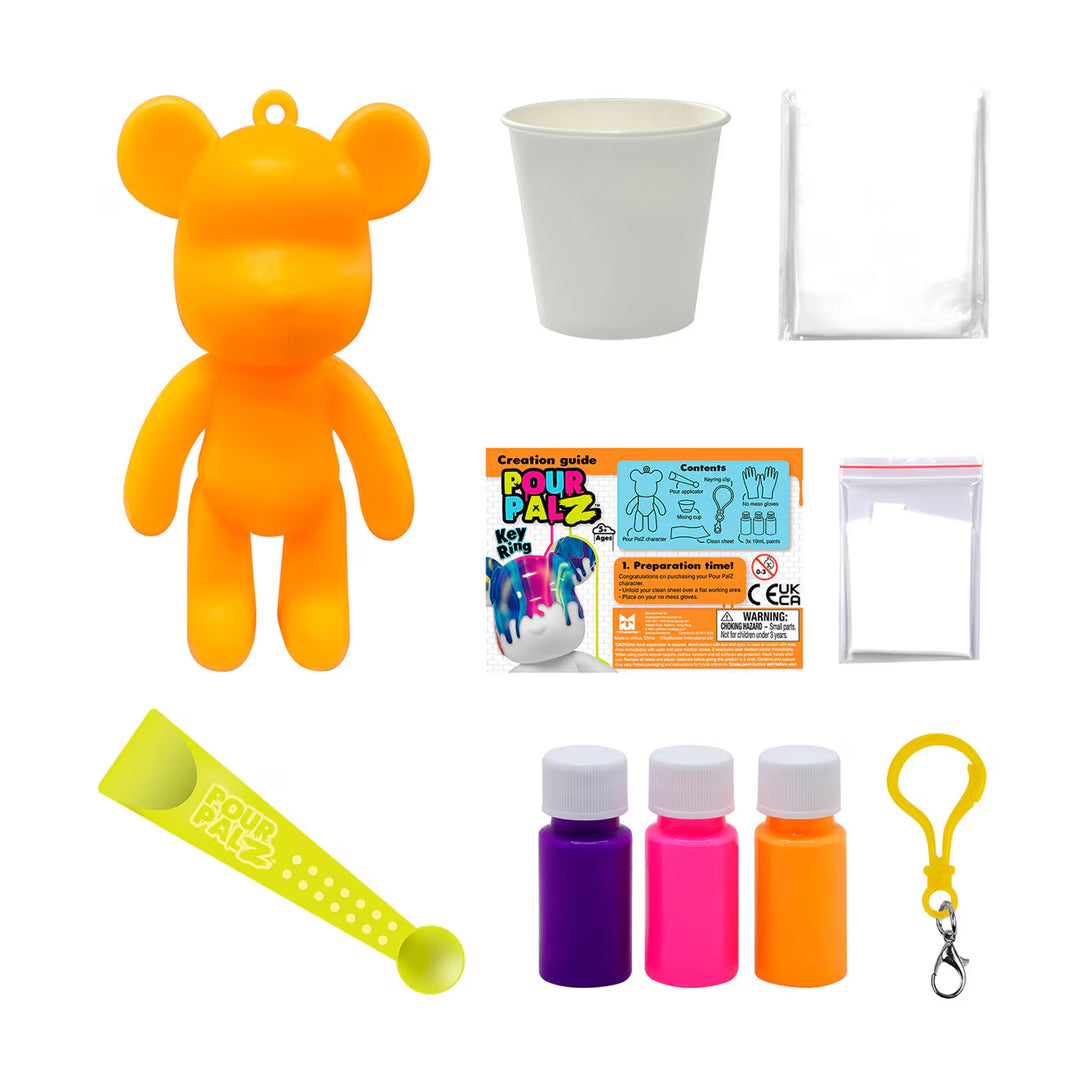 Pour Palz W3 Mini Bear w/keychain