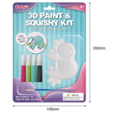 Sew Star - DIY 3D 4 Colors Squishi Sloth Paint Drawing Kit