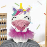 Sew Star - Punch Handmade Crochet Embroidery Mini Unicorn Doll Kit