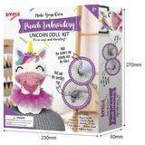Sew Star - Punch Handmade Crochet Embroidery Mini Unicorn Doll Kit
