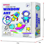Sew Star - Window Art & Fun Paint Your Rocket & Astronaut DIY Kit