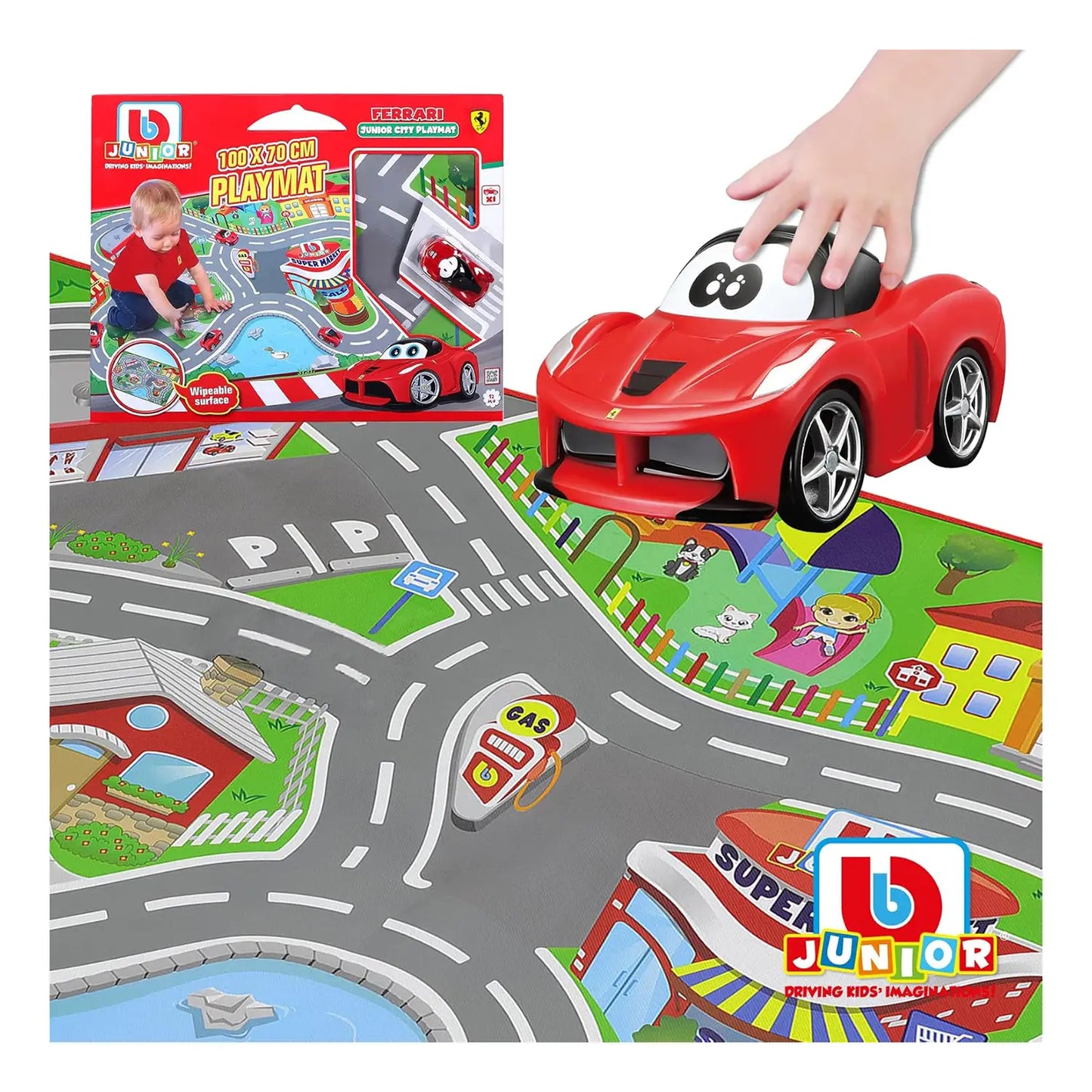 BB Junior Ferrari Junior City Playmat