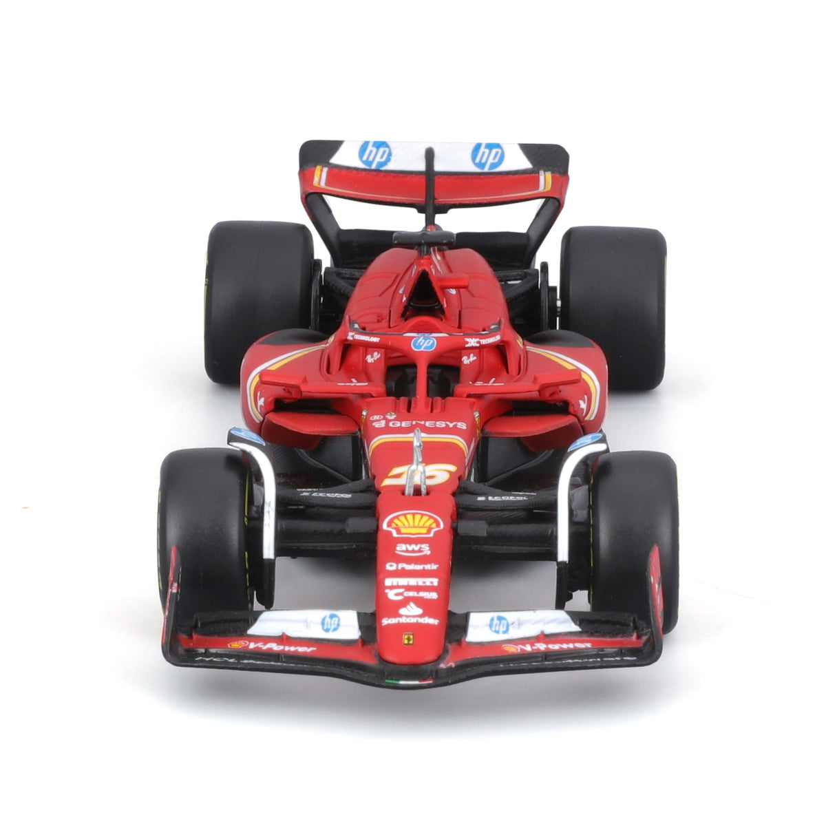 Bburago 1: 43 Ferrari Formula (without helmet & plastic stand) - SF - 24 - 2 - pk (Vertical) Die-Cast Model Car