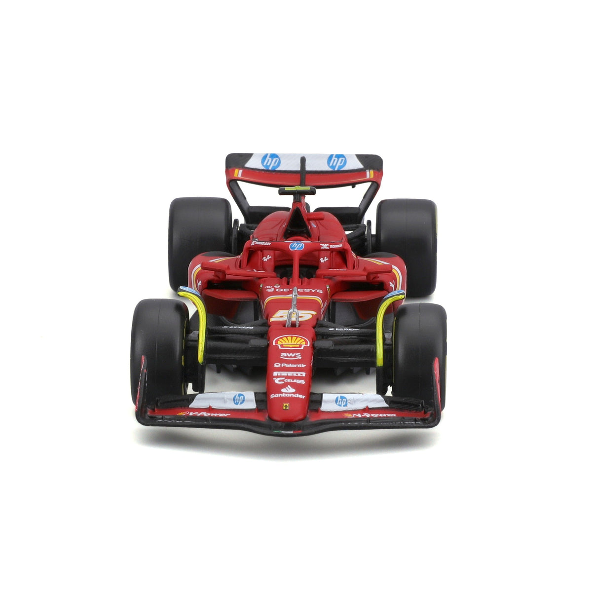 Bburago 1: 43 Ferrari Formula (without helmet & plastic stand) - SF - 24 - 2 - pk (Vertical) Die-Cast Model Car
