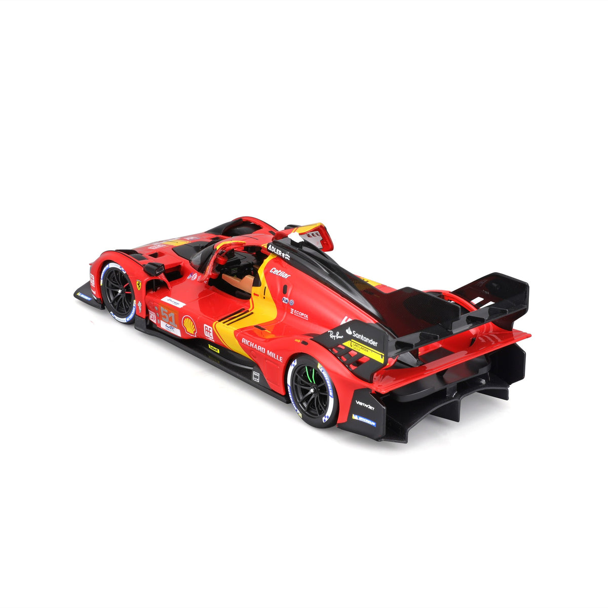 Bburago 1: 24 Ferrari Racing Model Kit (without plastic stand) - 499P LE MANS Hypercar 2024 Champion (#50) Model Kit