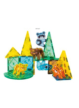 Magnetic Tiles Animal for Toddler, Magnet Tiles Building Toys Set, Prairie World Pretend Play Game, Assembly Structure, Preschool STEM Toy for Kids