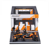 Bburago 1: 43 Formula (without helmet & plastic stand) - McLaren Team MCL39 (2025) 2 - Pk. (Vertical) Die-Cast Model Car