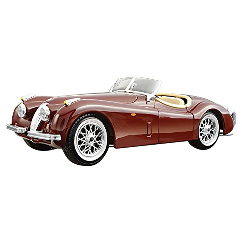 Bburago - 1/24 Jaguar XK 120 Roadster 1951 Diecast Toy Car - Brown
