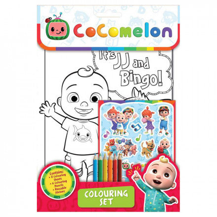 Cocomelon Colouring Set With Stickers