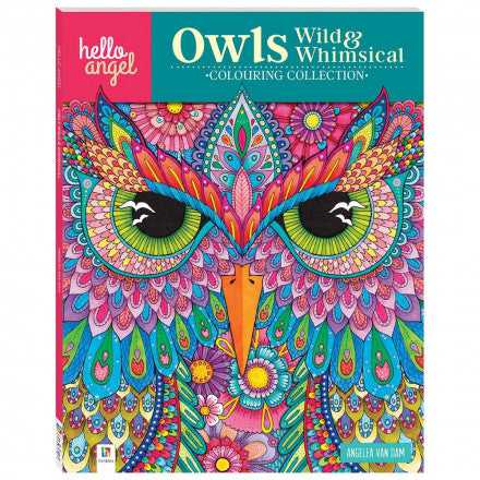 Hello Angel: Owls Wild & Whimsical