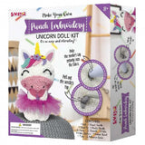 Sew Star - Punch Handmade Crochet Embroidery Mini Unicorn Doll Kit
