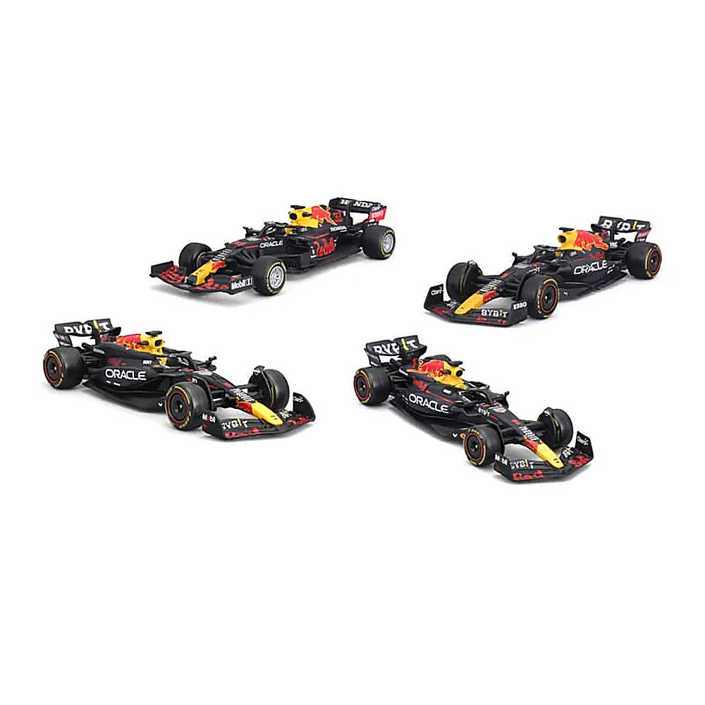 Bburago 1: 43 Formula (without helmet & plastic stand) - Red Bull Racing 4 - Pk. (DELUXE VERSION) - #1 Die-Cast Model Car
