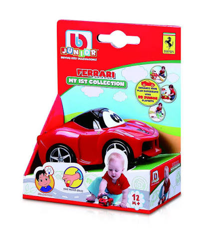 BB Junior My 1st Collection Yellow F12 berlinetta Red LaFerrari Toy Car