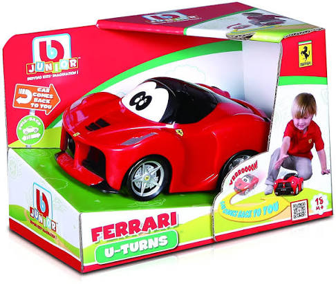 BB Junior Ferrari U-Turns LaFerrari – Auto-Return Race Car for Kids