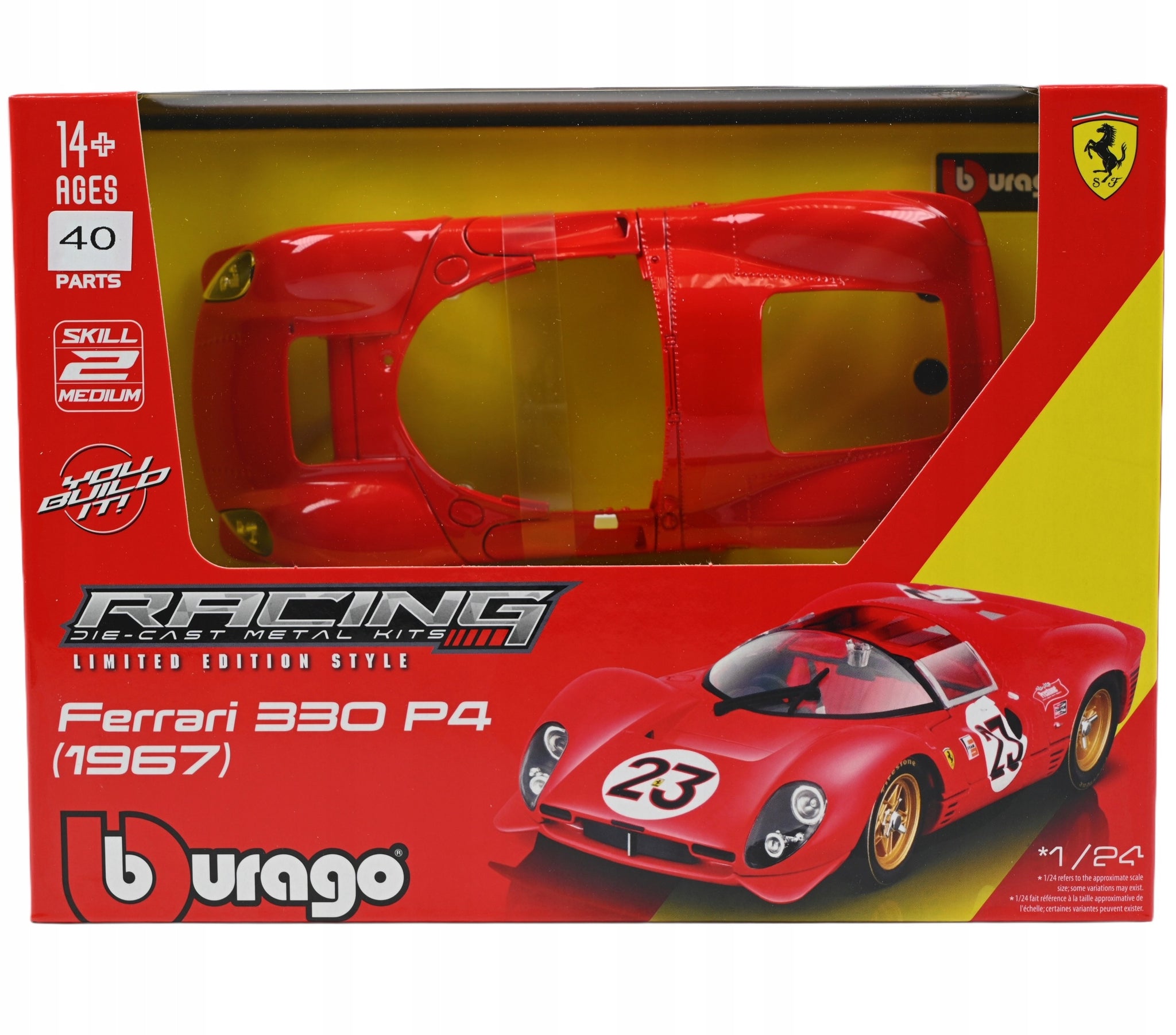 1:24 Ferrari 330 P4 Diecast Model Kit - Daytona Winner (18-26588)