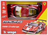 Bburago 1:24 Scale 2017 Ferrari 488 Challenge Model Kit – Formula Racing #11 Edition