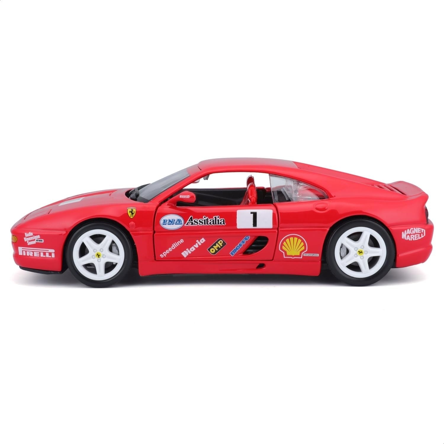 Bburago 1:24 Ferrari F355 Challenge Red Diecast Model
