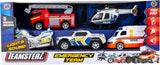 Teamsterz Emergency Team – 5 Piece Light & Sound Vehicle Set