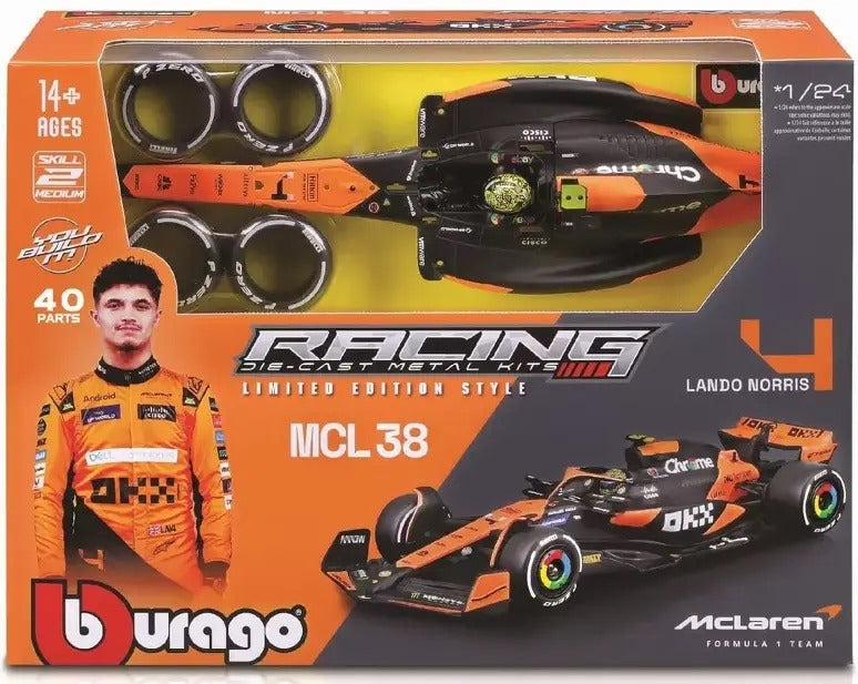1:24 McLaren MCL38 F1 Team Assembly Kit (18-28511)
