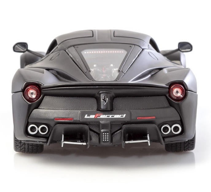 Bburago 1:18 Ferrari LaFerrari Signature Series – Matte Black Diecast Model