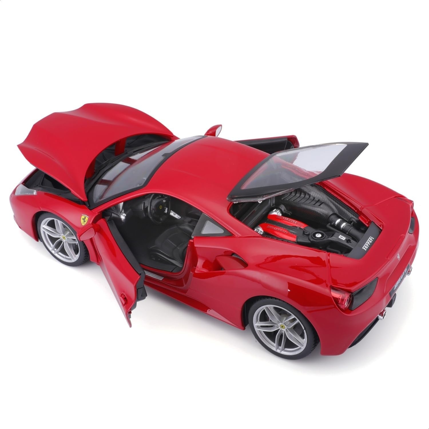 1:18 Ferrari 488 GTB Race & Play Diecast Model (18-16008)