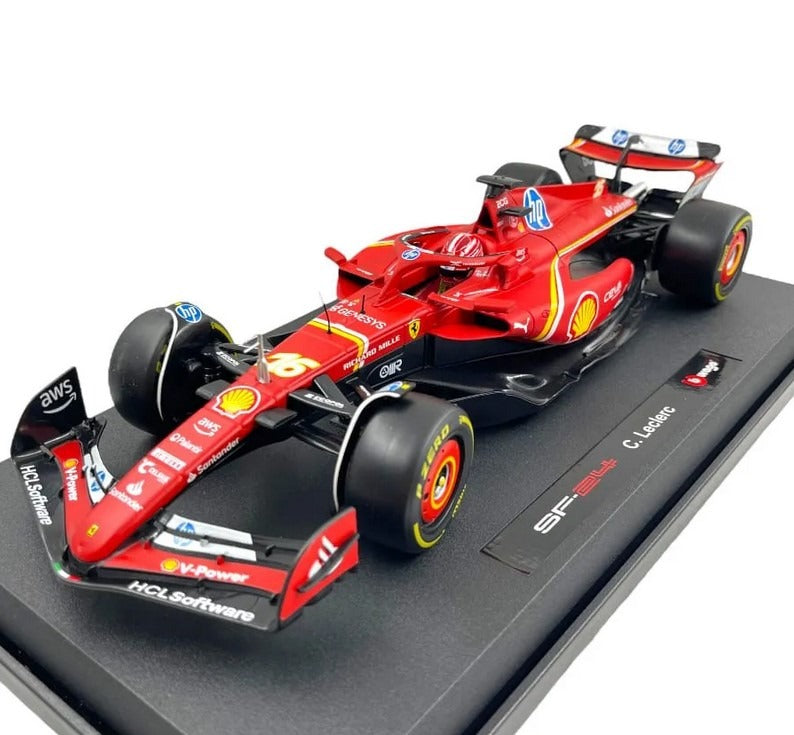 Bburago 1:18 Ferrari SF-24 #55 Carlos Sainz 2024 Diecast Model