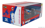 1:18 Ferrari SF-25 #16 Charles Leclerc Miami GP Die Cast Model (with helmet & plastic stand)
