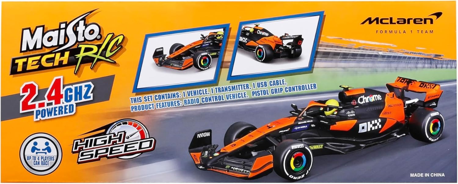 Maisto Tech 1:24 McLaren MCL38 Miami 2024 #4 Lando Norris RC