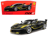 Bburago 1:18 Ferrari FXX-K #44 Signature Series – Black & Yellow Diecast Model