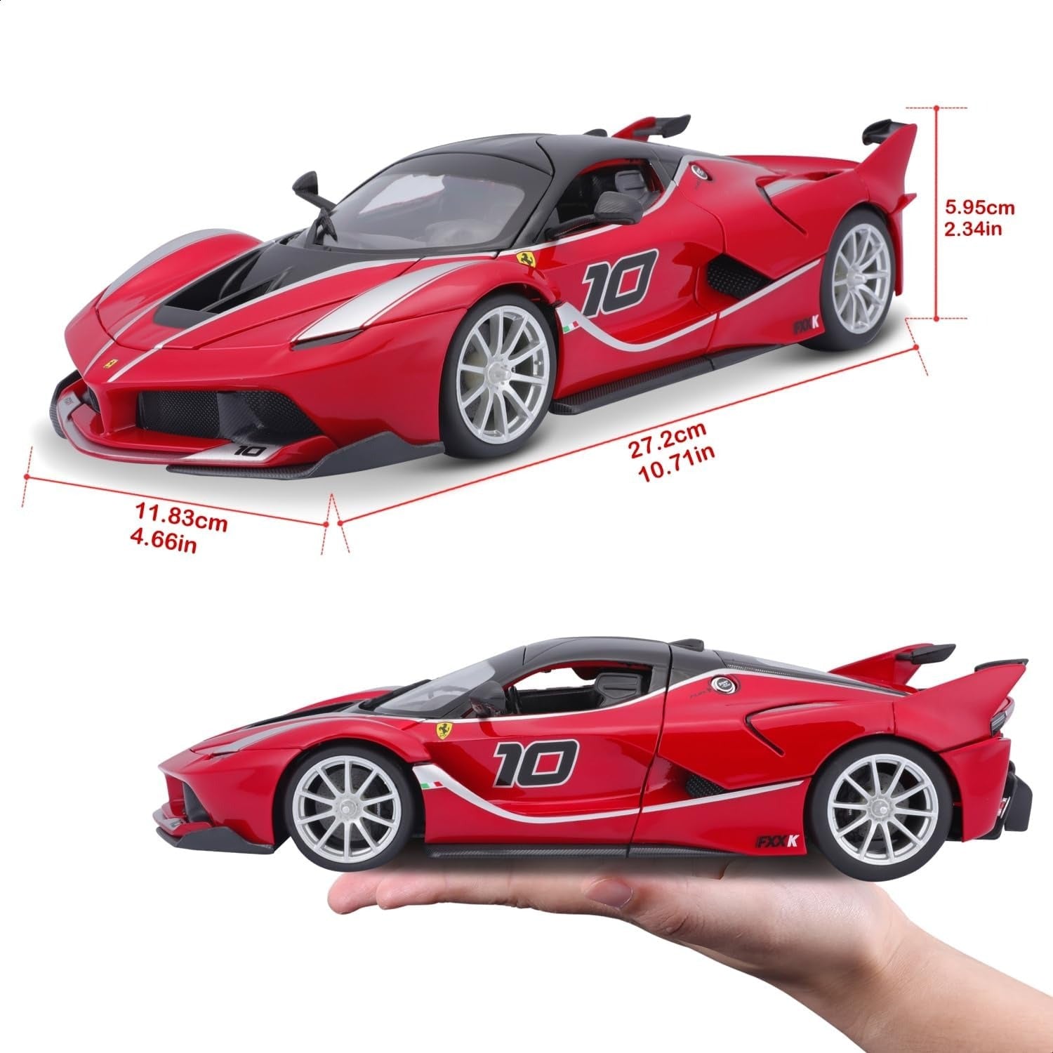 1:18 Ferrari FXX K Race & Play Diecast Model (18-16010)