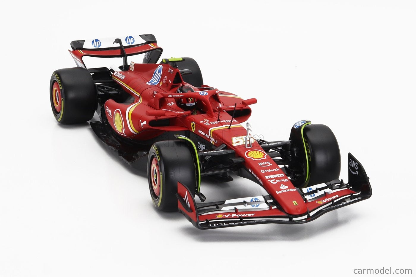 Bburago 1:18 Ferrari SF-24 #55 Carlos Sainz 2024 Diecast Model