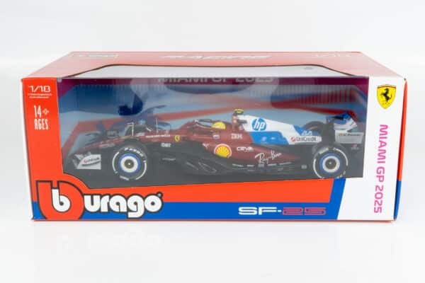 1:18 Ferrari SF-25 #44 Lewis Hamilton Miami GP Die Cast Model