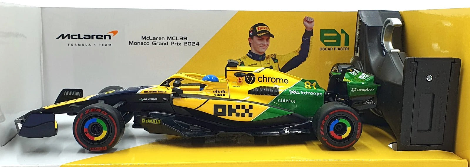 Maisto Tech 1:24 McLaren MCL38 Monaco 2024 #81 Oscar Piastri RC