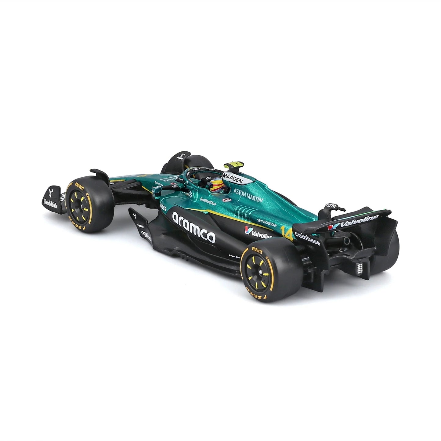 Bburago 1:43 Aston Martin AMR25 #14 Fernando Alonso 2025 F1 Die Cast Model