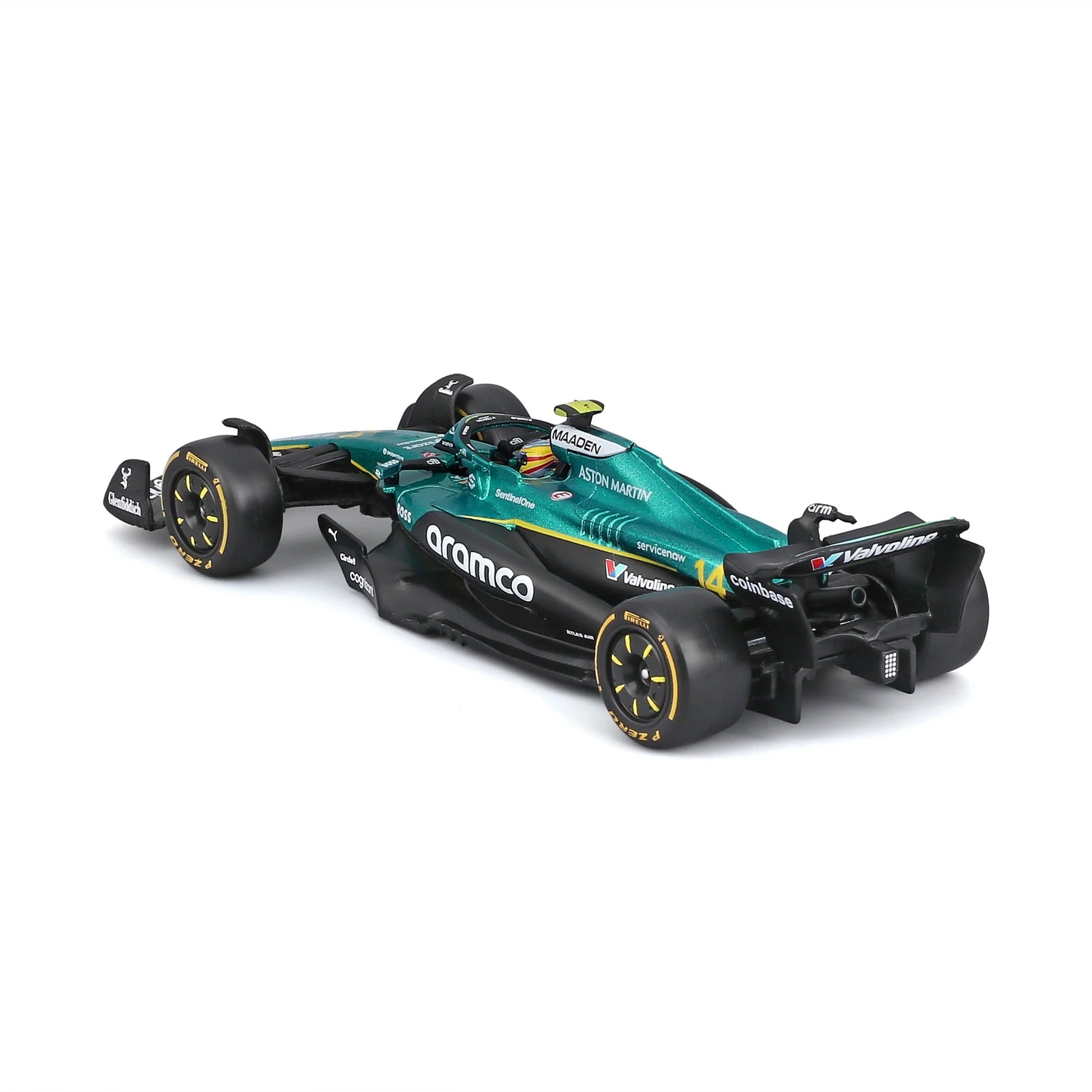 Bburago 1:43 Aston Martin AMR25 #14 Fernando Alonso 2025 F1 Die Cast Model