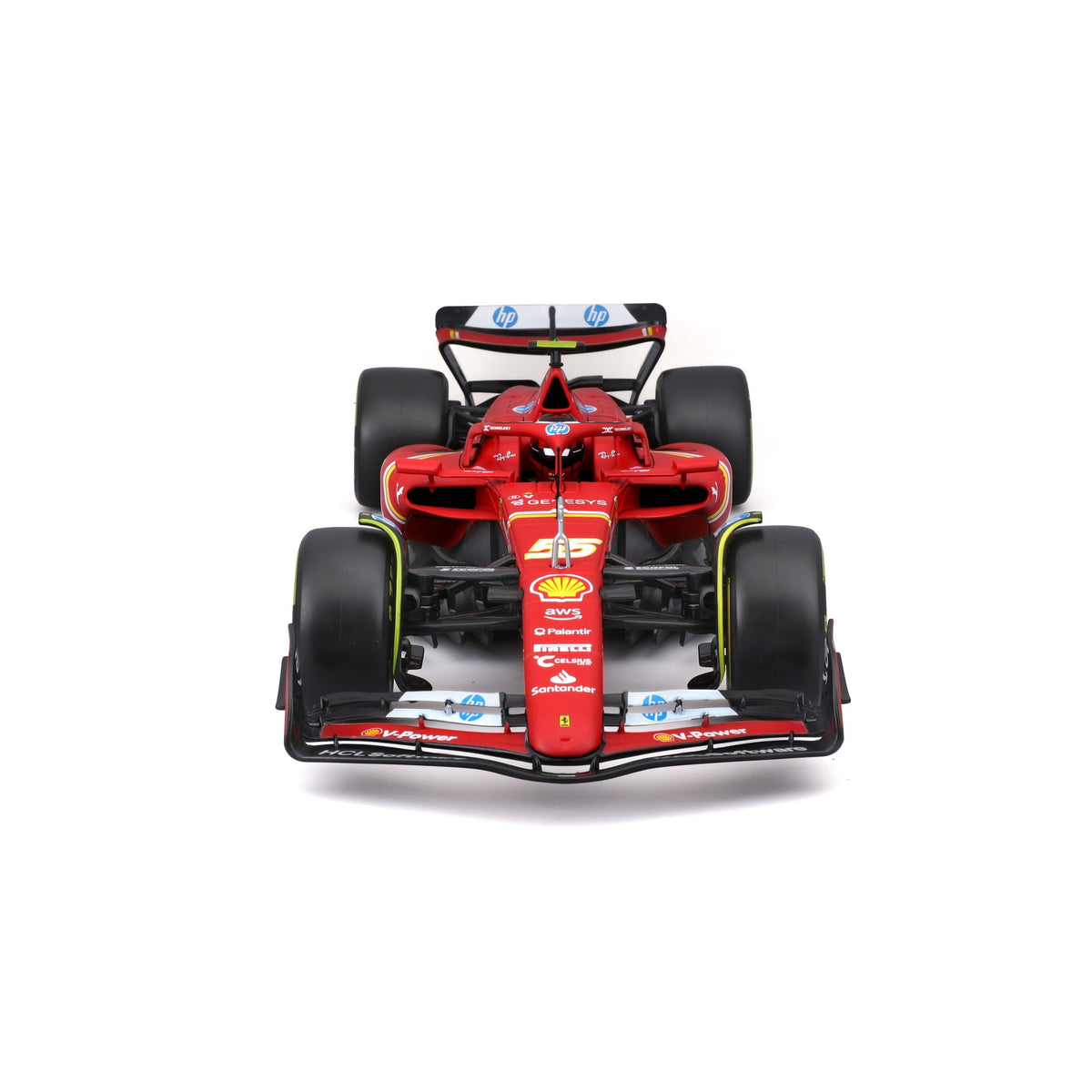 Bburago 1: 18 Ferrari Formula - SF24 (2024 Imola Italy Emilia Romagna Grand Prix) (DELUXE VERSION) Die-Cast Model Car