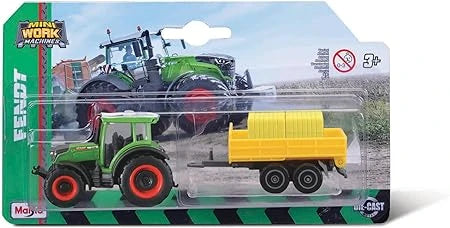 Mini Work Machines - Tractor with Trailer, Assorted