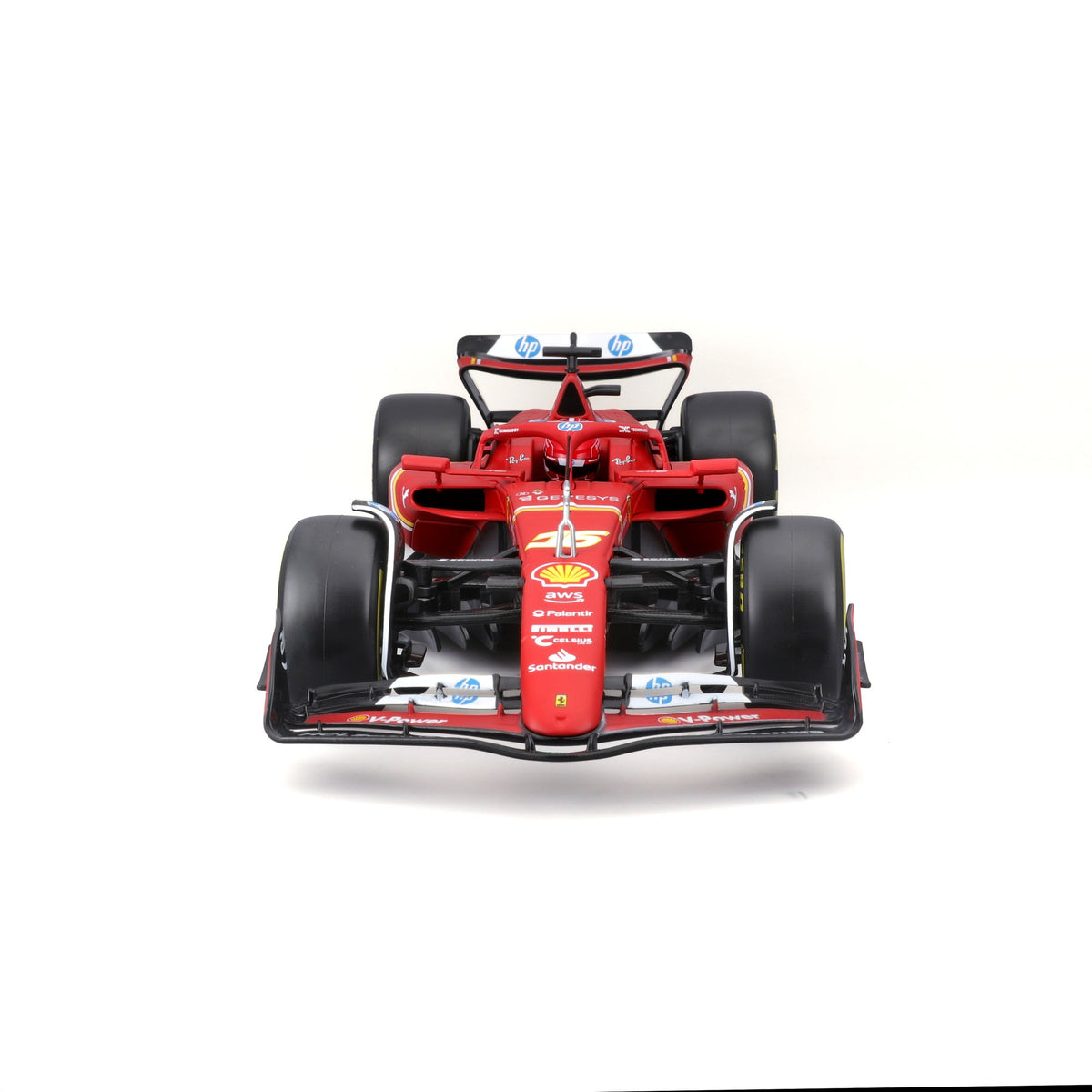Bburago 1: 18 Ferrari Formula - SF24 (2024 Imola Italy Emilia Romagna Grand Prix) (DELUXE VERSION) Die-Cast Model Car