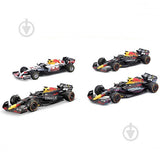 Bburago 1: 43 Red Bull Racing â€“ 4 pack (without helmet and stand) Die-Cast Model Car