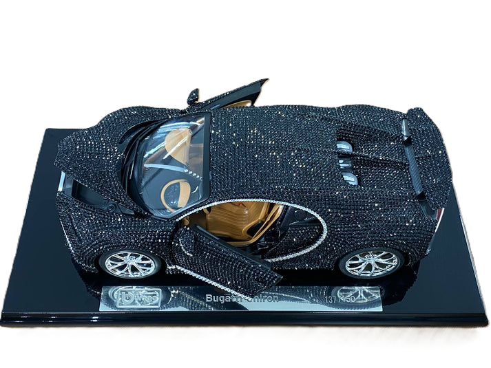 1/18 Diecast Bugatti Chiron Swarovski Crystal Limited Edition