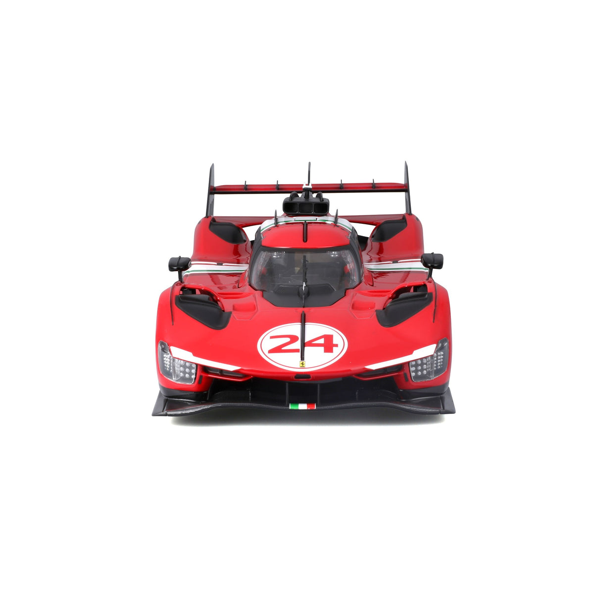 Bburago 1: 18 Ferrari Racing (with plastic stand) - 499P 3.0L Turbo V6 team AF Corse N 83 Winner (24H LE MANS 2025) Die-Cast Model Car