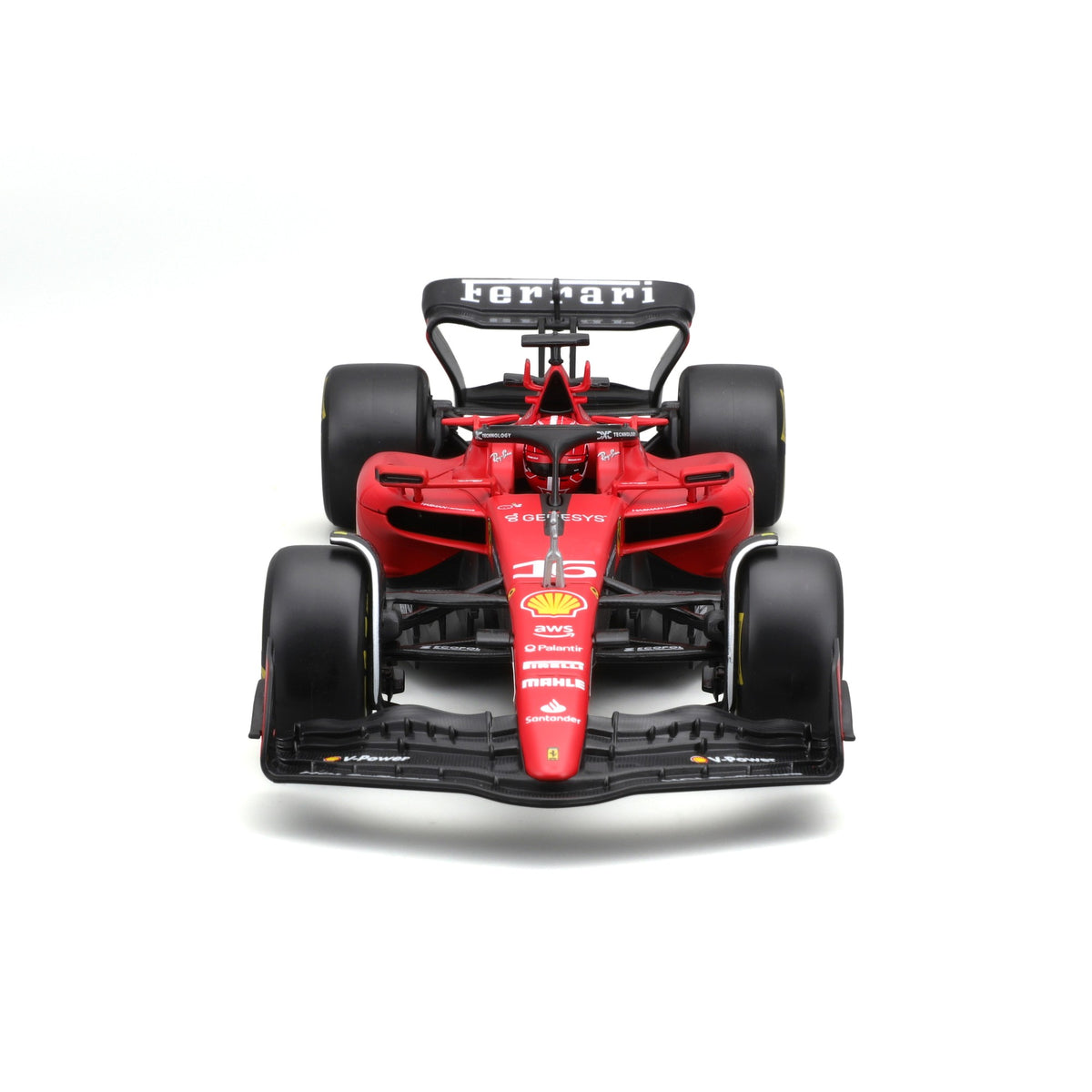 Bburago 1: 24 Ferrari Formula Model Kit (with helmet & plastic stand) - SF - 23 Model Kit
